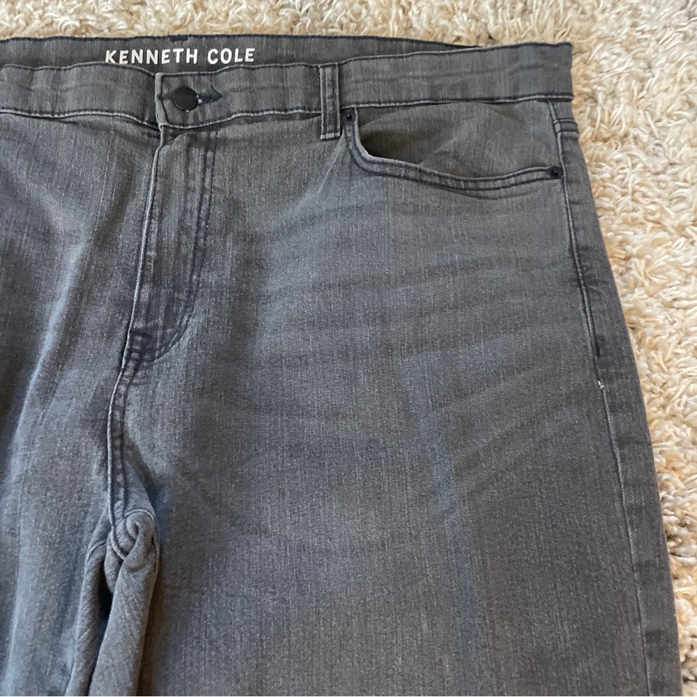 Kenneth‎ Cole Men's Dark Gray Classic Fit Jeans